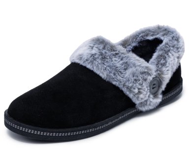 PANTUFLAS MUJER COZY CAMPFIRE FRENCH TOAST 2 NEGRO SKECHERS - 5