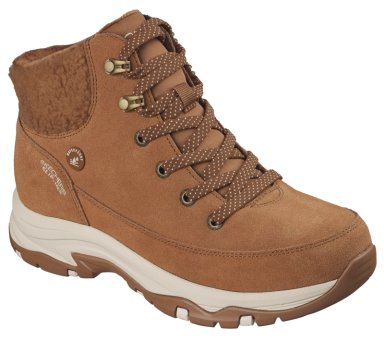 BOTINES MUJER SLIP-INS TREGO SNOW BREEZE CAFE  SKECHERS - 4