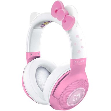 AUDÍFONOS GAMER RAZER HEADSET TRUE WIRELESS KRAKEN HELLO KITTY BLUETOOTH - 1