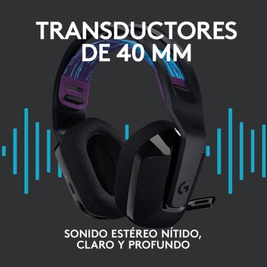 AUDÍFONOS GAMER LOGITECH G HEADSET G535 BLUETOOTH NEGRO - 2