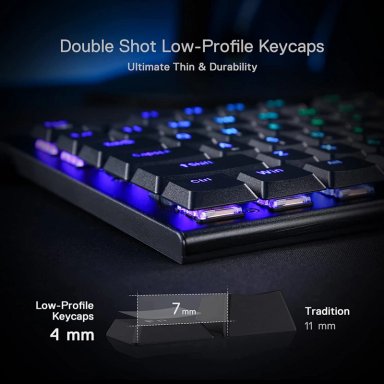 TECLADO MECANICO REDRAGON HORUS TKL K621SP NEGRO INALAMBRICO - 5