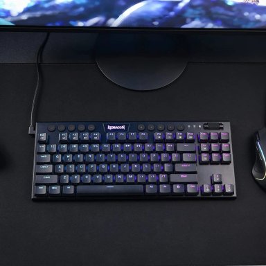 TECLADO MECANICO REDRAGON HORUS TKL K621SP NEGRO INALAMBRICO - 7