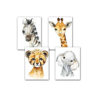 IMAGEN DECORATIVA NORDICA ZEBRA 30X40 CM - 3