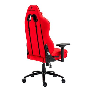 SILLA GAMER DRAGSTER GT 500 PRO ALCANTARA ROSSO - 2