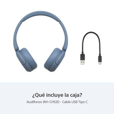 AUDIFONOS INALAMBRICOS SONY WH-CH520 AZUL - 4