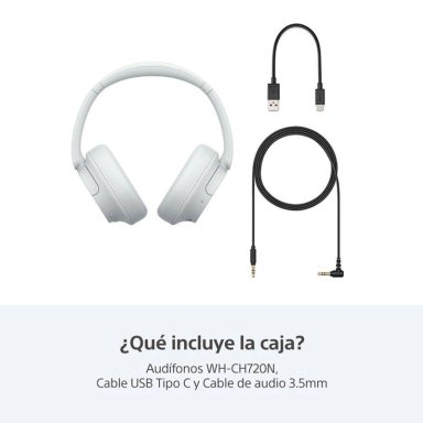 AUDIFONOS INALAMBRICOS SONY WH-CH720N BLANCO - 4
