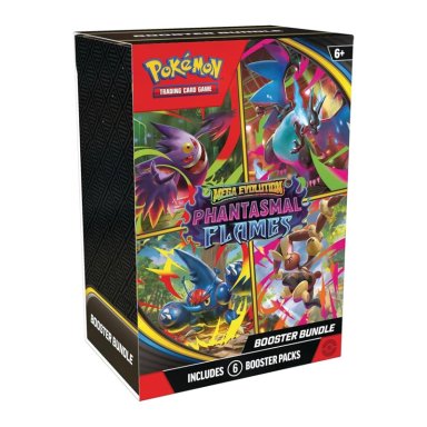 POKEMON MEGA EVOLUTION PHANTASMAL FLAMES BOOSTER BUNDLE ESP - 1