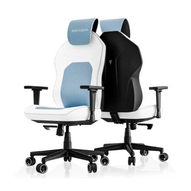 SILLA GAMER VERTAGEAR SL1800 WHITE/BABY BLUE - 4