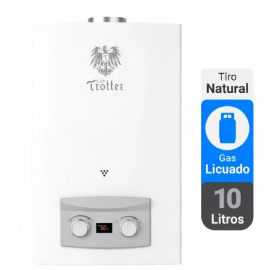 CALEFONT A GAS LICUADO 10 L ALBIN TROTTER TIRO NATURAL - 1