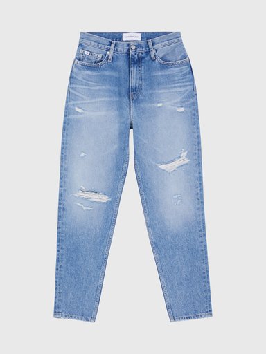 JEANS ALGODÓN MUJER CALVIN KLEIN AZUL MOM - 5