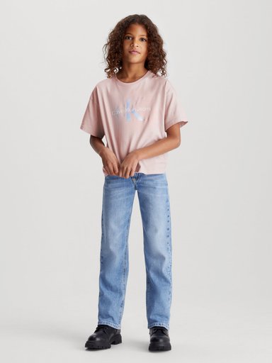 POLERA ALGODÓN NIÑA CALVIN KLEIN SERENITY MONOGRAM - 2
