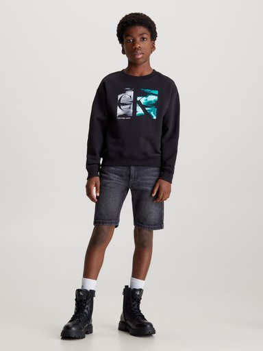 POLERÓN ALGODÓN NIÑO CALVIN KLEIN SERENITY MONOGRAM - 2