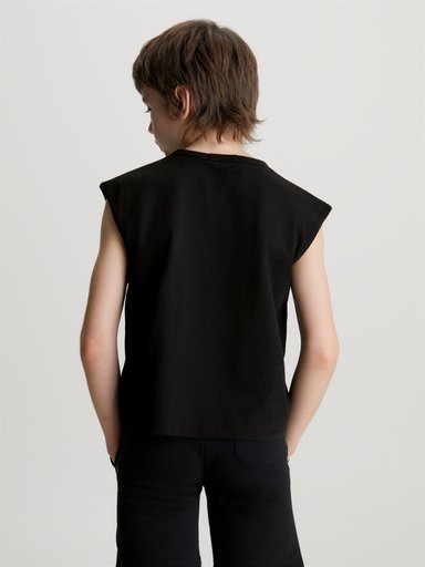 POLERA ALGODÓN NIÑO CALVIN KLEIN MONOLOGO RELAXED - 5