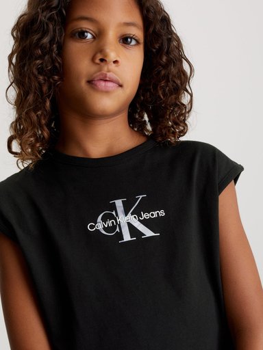 POLERA ALGODÓN NIÑO CALVIN KLEIN MONOLOGO RELAXED - 6