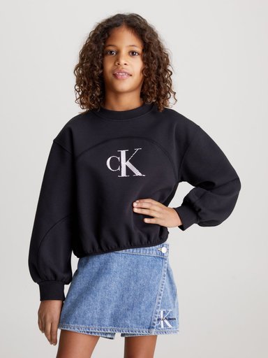 POLERÓN ALGODÓN NIÑA CALVIN KLEIN IRIDESCENT - 1