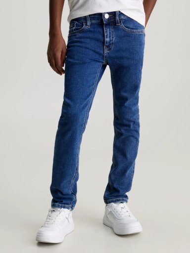 JEAN ALGODÓN NIÑO CALVIN KLEIN MID RISE SLIM - 2