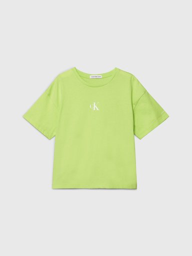 POLERA ALGODÓN NIÑA CALVIN KLEIN CK LOGO BOXY - 5