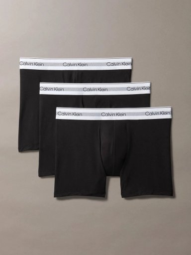 PACK 3 BÓXER HOMBRE CALVIN KLEIN NEGRO BÓXESR BRIEF MODERN AIR - 1