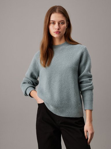 SWEATER BOUCLE RIB - 1