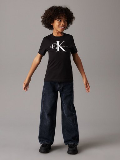 POLERA NIÑO CK MONOGRAM - 3
