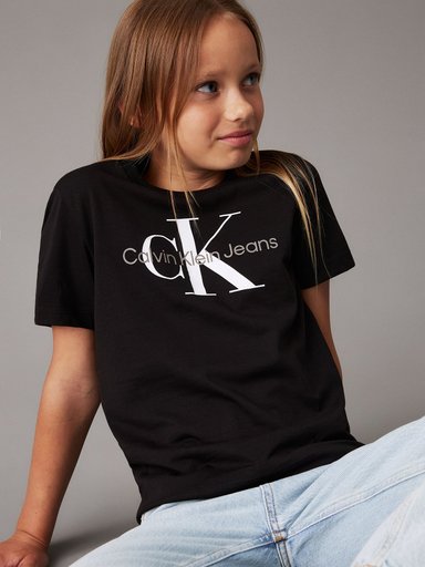 POLERA NIÑO CK MONOGRAM - 8