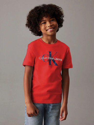 POLERA NIÑO CK MONOGRAM - 1