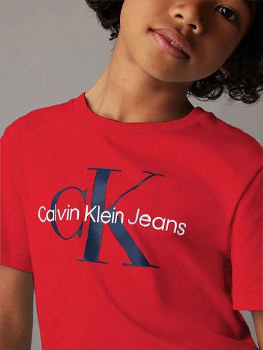 POLERA NIÑO CK MONOGRAM - 4