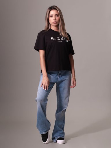 POLERA EMBROIDERED NYC RELAXED - 2