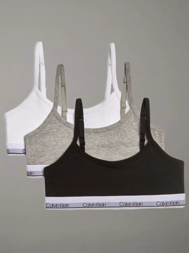 PACK 3 CROPPED BRALETTES PARA NIÑA - 1