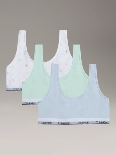 PACK 3 BRALETTES MODERN COTTON PARA NIÑA - 1