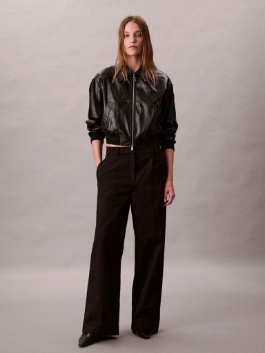 PANTALONES CHINO DE PIERNA ANCHA - 1