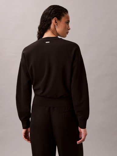 BLUSA DE CREPE  ELASTICO CON CREMALLERA - 3