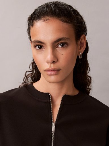BLUSA DE CREPE  ELASTICO CON CREMALLERA - 6