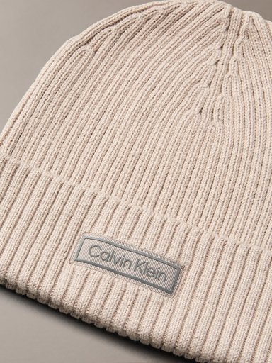 GORRO DE PUNTO DE MEZCLA DE ALGODON Y CACHEMIRA - 3