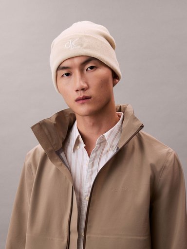 GORRO BEANIE CON MONOGRAMA BORDADO - 4