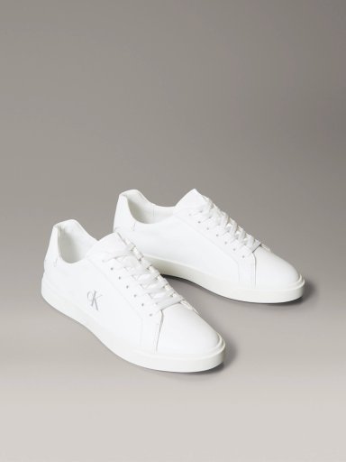 ZAPATILLAS DE CUERO CON LOGO - 1