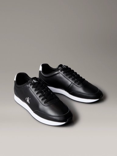 ZAPATILLAS RETRO RUNNER EN CUERO - 1