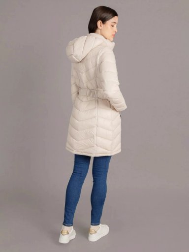 PARKA LARGA PUFFER CON GORRO - 3
