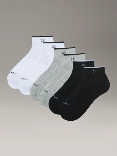 PACK DE 6 CALCETINES LISOS TOBILLEROS ACOLCHADOS - 1