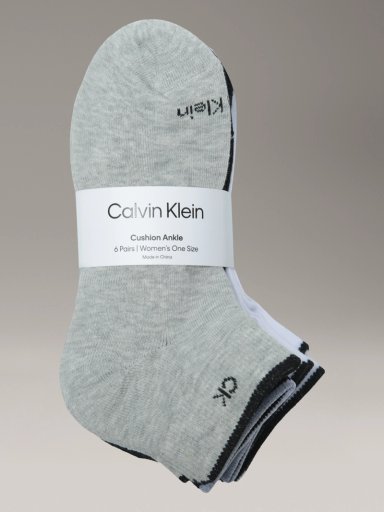 PACK DE 6 CALCETINES LISOS TOBILLEROS ACOLCHADOS - 3