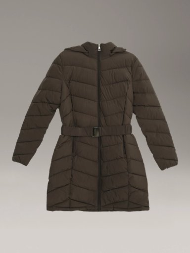 PARKA LARGA PUFFER CON GORRO - 5