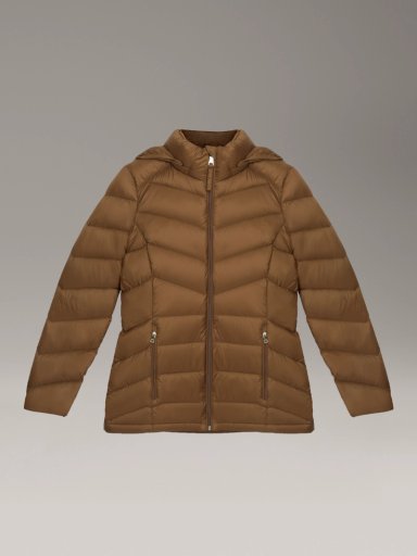 PARKA CORTA ULTRALIGERA CON RELLENO DE PLUMON - 5