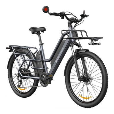 BICICLETA ELÉCTRICA ADO O260T GRIS DOBLE BATERÍA - 1