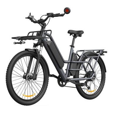 BICICLETA ELÉCTRICA ADO O260T GRIS DOBLE BATERÍA - 4