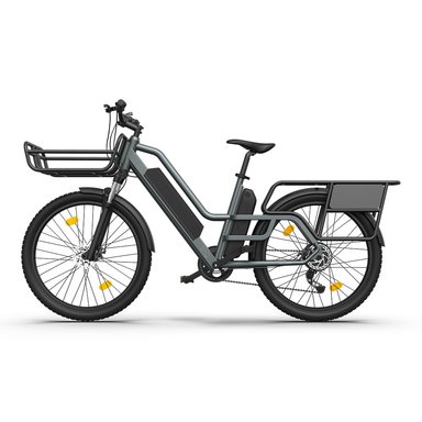 BICICLETA ELÉCTRICA ADO O260T GRIS DOBLE BATERÍA - 6