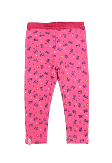 LEGGINGS NIÑA FICCUS FUCSIA LISO POWER BEBÉ - 1