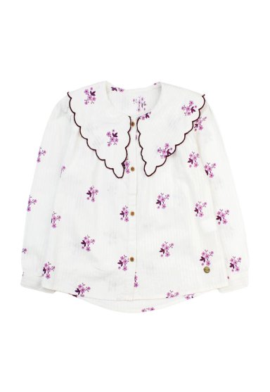 BLUSA ALGODÓN NIÑA FICCUS OUTSIDE KIDS CRUDO - 1