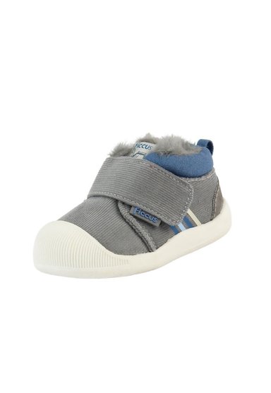 ZAPATILLAS NIÑO FICCUS CASUALES GRIS VELCRO A GATEAR SOFT NEW BORN - 1