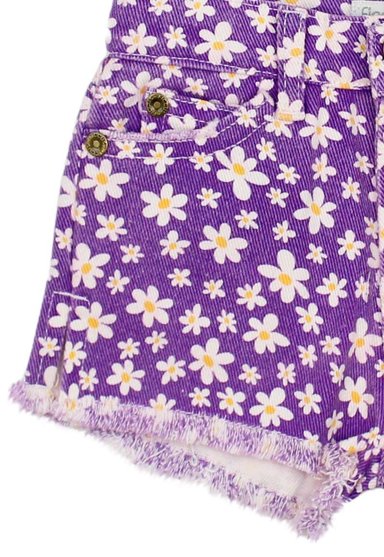 SHORT ALGODÓN NIÑA FICCUS MORADO OASIS BEBÉ - 3