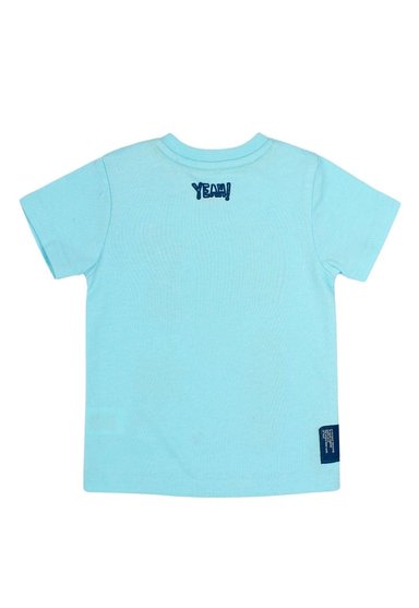 POLERA ALGODÓN NIÑO FICCUS GO BEBÉ CELESTE - 2